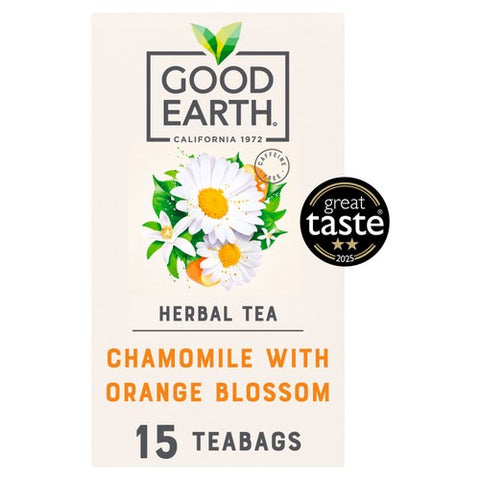 Good Earth Teabags Camomile with Orange Blossom 15's (Pack of 3)