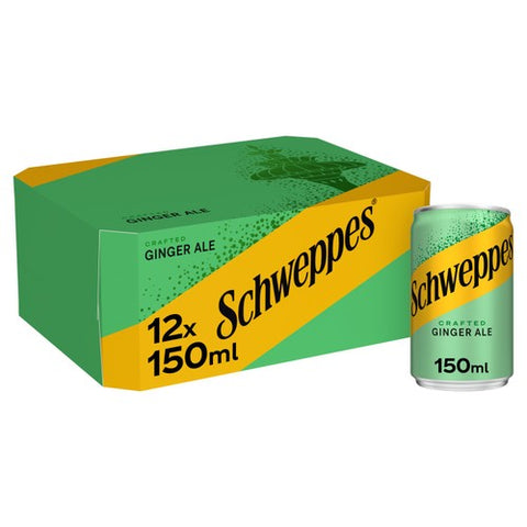 Schweppes Canada Dry Ginger Ale 12 x 150ml (Pack of 2)