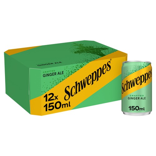 Schweppes Canada Dry Ginger Ale 12 x 150ml (Pack of 2)