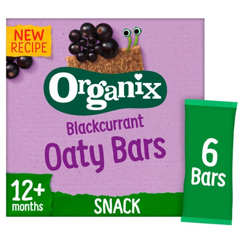 Organix Blackcurrant Soft Oaty Bars Multipack 12 months+, 6 x 23g (Pack 3)