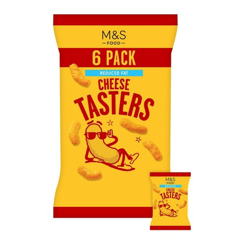 M&S Reduced Fat Cheese Tasters Multipack 6 x 23g (Pack of 3)