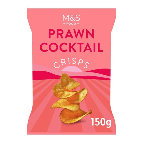M&S Prawn Cocktail Crisps 150g (Pack of 3)