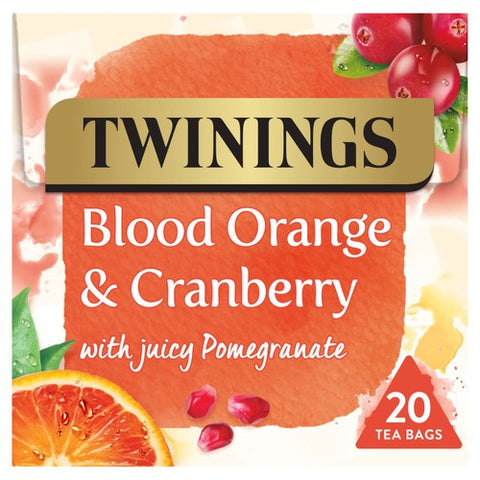 Twinings Blood Orange & Cranberry Fruit Tea 20's (Pack of 3)