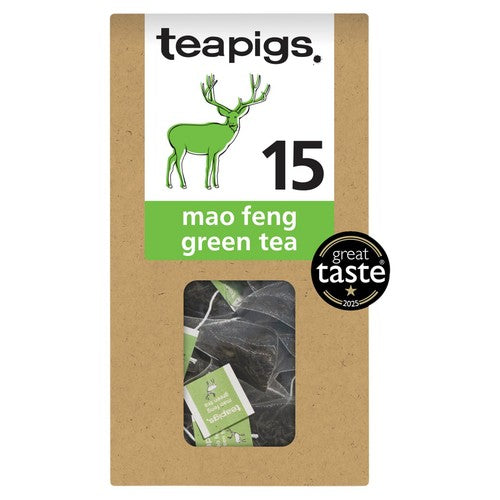Teapigs Mao Feng Green Tea Bags 15's (Pack of 3)