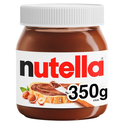 Nutella Hazelnut Chocolate Spread 350g (Pack of 2)