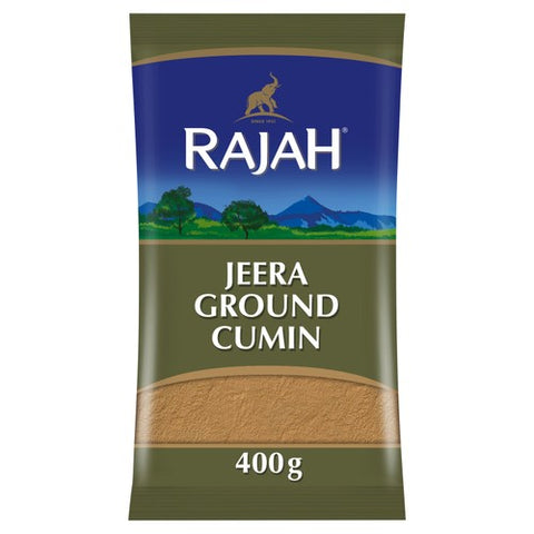 Rajah Spices Jeera Ground Cumin Powder 400g (Pack of 2)