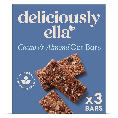 Deliciously Ella Cacao & Almond Oat Bar Multipack 3 x 50g (Pack of 3)