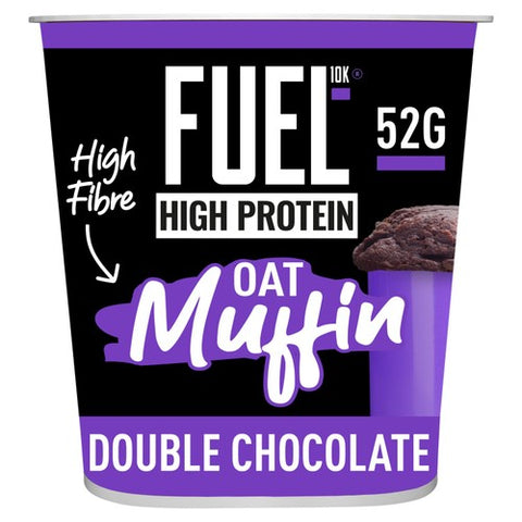 FUEL 10K Chocolate Oat Muffin Protein Snack Pot 52g (Pack of 3)