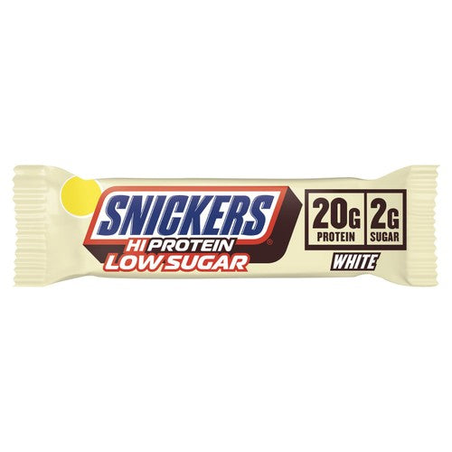 Snickers Low Sugar, Hi Protein, White Chocolate Bar 57g (Pack of 3)
