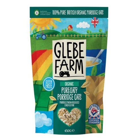 PureOaty Gluten Free Organic Porridge Oats 450g (Pack of 3)