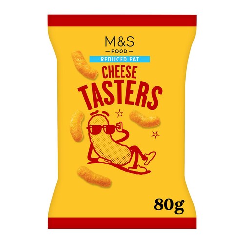 M&S Reduced Fat Cheese Tasters 80g (Pack of 6)