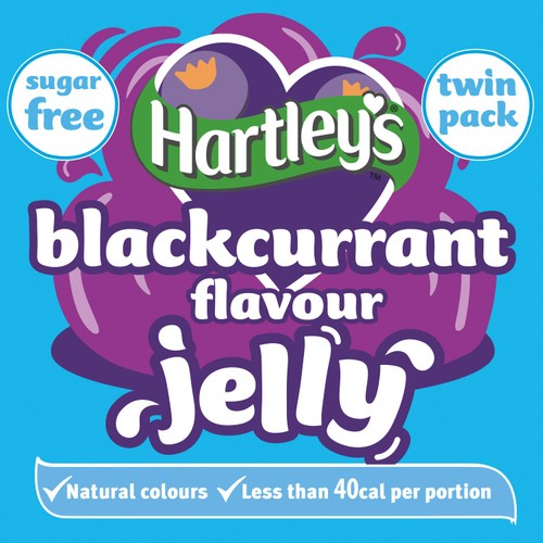 Hartley's Sugar Free Blackcurrant Jelly Crystals 23g (Pack of 3)