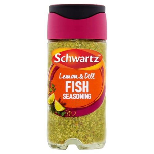 Schwartz Lemon & Dill Fish Seasoning Jar 55g (Pack of 2)