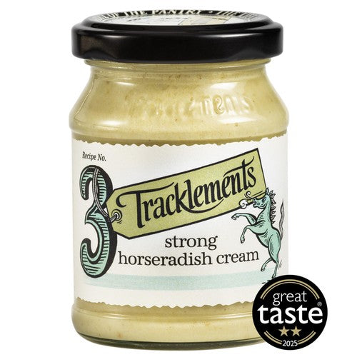 Tracklements Strong Horseradish Cream 140g (Pack of 2)