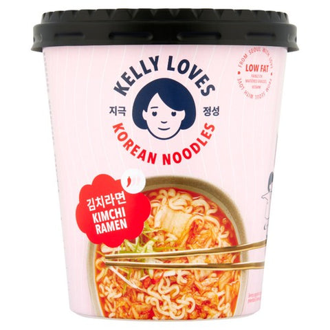 Kelly Loves Korean Kimchi Ramen Noodles 188g (Pack of 3)