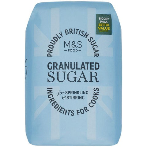 M&S Granulated Sugar 2kg (Pack of 2)