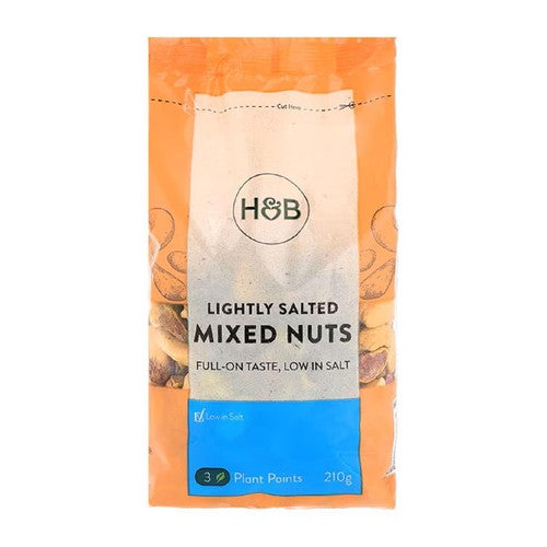 Holland & Barrett Lightly Salted Peanuts, Cashews & Pistachios 210g (Pack of 3)