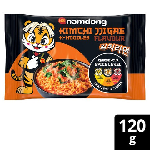 Namdong Kimchi Jjigae Korean-style Noodle Block 120g (Pack of 3)