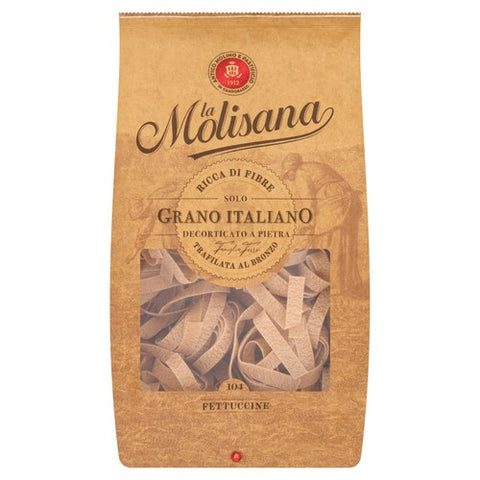 La Molisana Wholewheat Fettuccine Pasta No.104 500g (Pack of 3)
