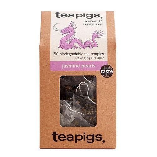 Teapigs Jasmine Pearls Green Tea Bags 50's (Pack of 2)