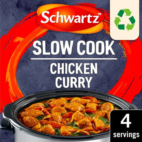 Schwartz Chicken Curry Slow Cook Recipe Mix 33g (Pack of 2)