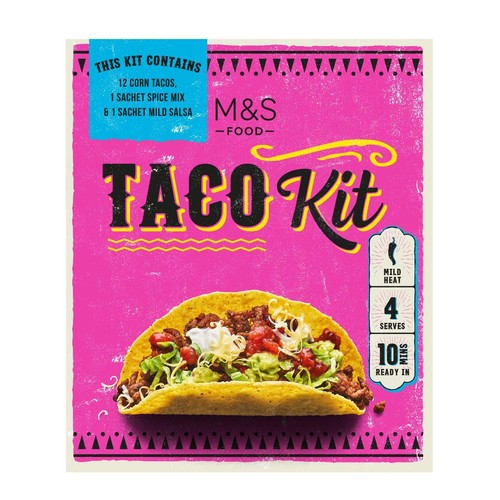 M&S Mexican Taco Kit 325g (Pack of 2)