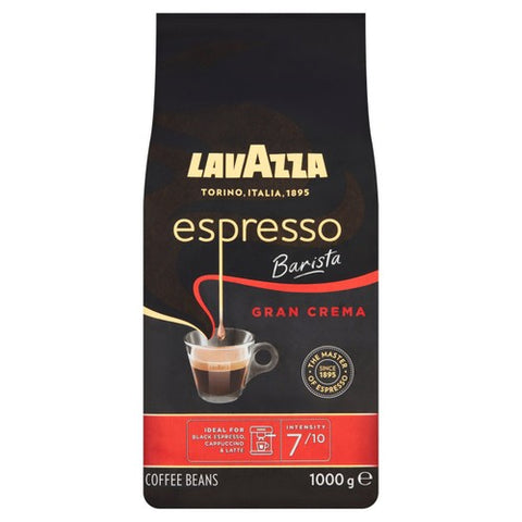 Lavazza Espresso Barista Gran Crema Beans 1kg (Pack of 2)