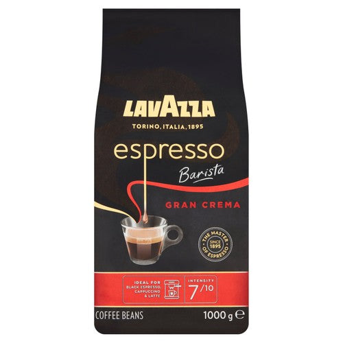 Lavazza Espresso Barista Gran Crema Beans 1kg (Pack of 2)