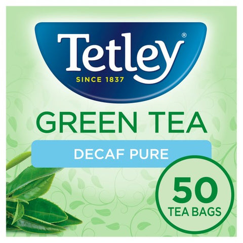 Tetley Green Decaffeinated Tea Bags 50's (Pack of 2)