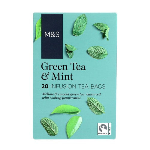 M&S Green Tea & Mint Teabags 20's (Pack of 3)
