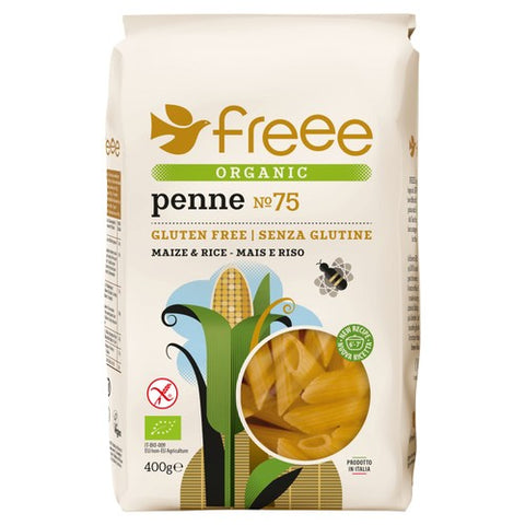 Freee Gluten Free Organic Maize & Rice Penne 400g (Pack of 3)