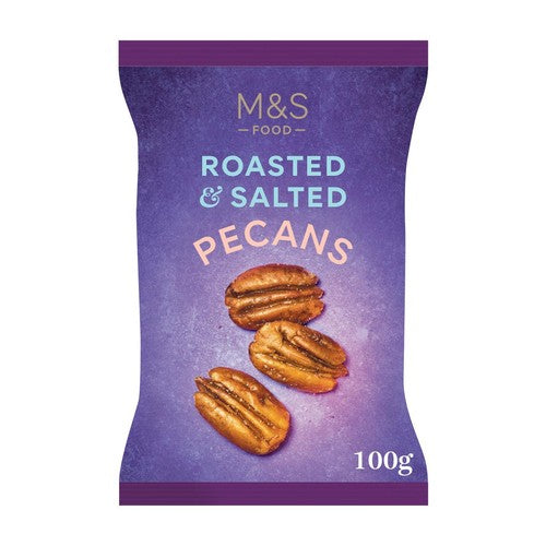 M&S Roasted & Salted Pecans 100g (Pack of 3)