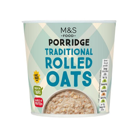 M&S Traditional Rolled Porridge Oats 70g (Pack of 3)