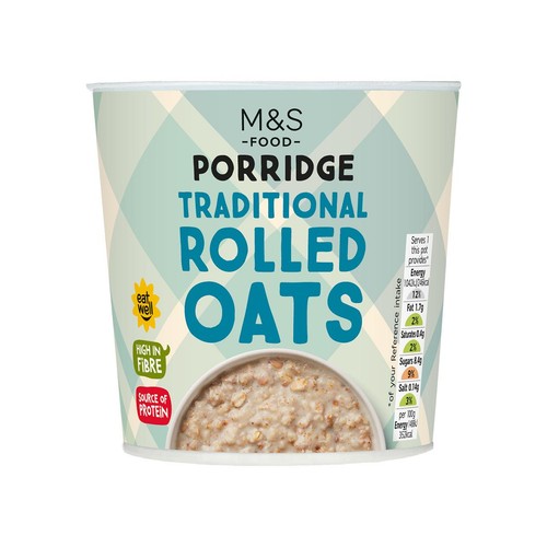 M&S Traditional Rolled Porridge Oats 70g (Pack of 3)