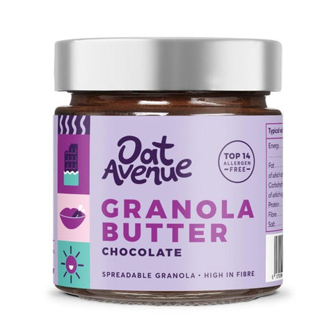 Oat Avenue Chocolate Flavour Granola Butter 180g (Pack of 2)