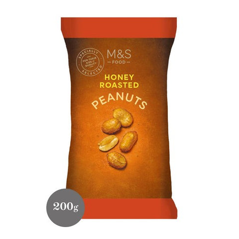 M&S Honey Roasted Peanuts 200g (Pack of 3)