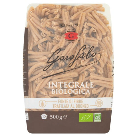 Garofalo Organic Whole Wheat Casarecce Pasta 500g (Pack of 3)