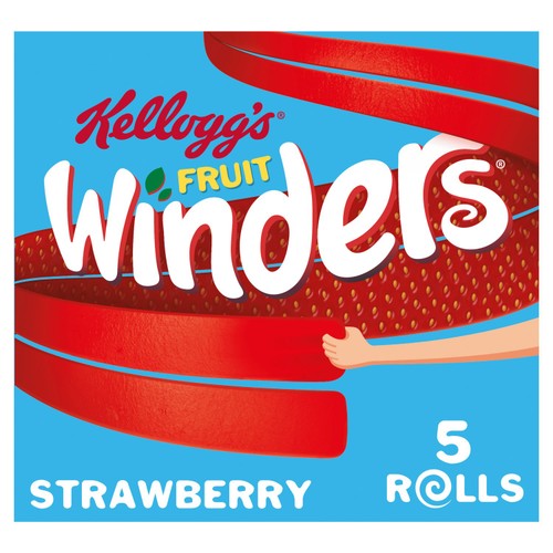 Kellogg's Winders Strawberry 5 x 17g (Pack of 3)