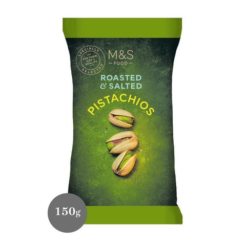 M&S Roasted & Salted Pistachios 150g (Pack of 3)
