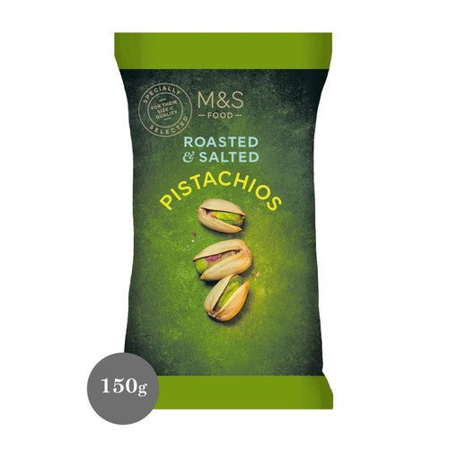 M&S Roasted & Salted Pistachios 150g (Pack of 3)