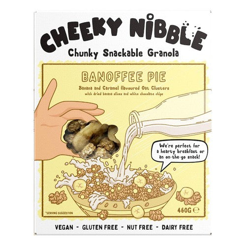 Cheeky Nibble Banoffee Pie Granola 460g (Pack of 3)