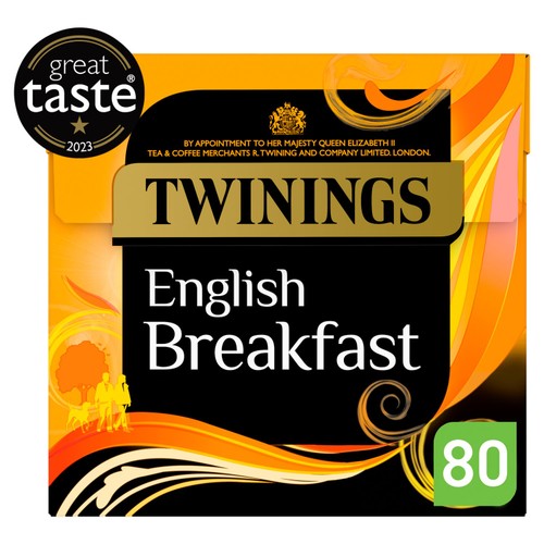 Twinings English Breakfast Tea 80's (Pack of 2)