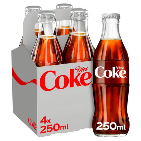 Diet Coke 4 x 250ml (Pack of 2)