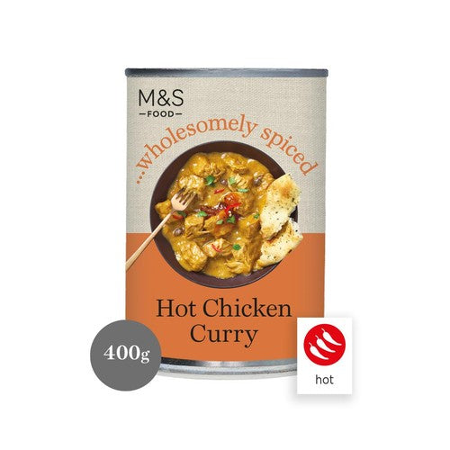 M&S Hot Chicken Curry 400g (Pack of 2)