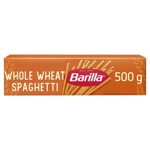 Barilla Whole Wheat Pasta Spaghetti Wholegrain Pasta 500g (Pack of 3)