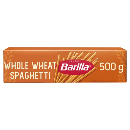 Barilla Whole Wheat Pasta Spaghetti Wholegrain Pasta 500g (Pack of 3)
