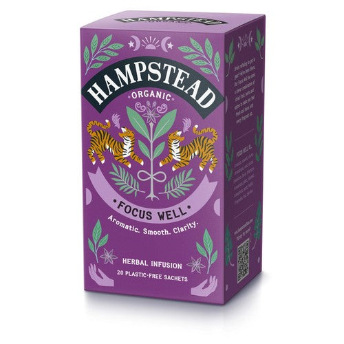 Hampstead Tea Focus Well tea bags 20's (Pack of 3)