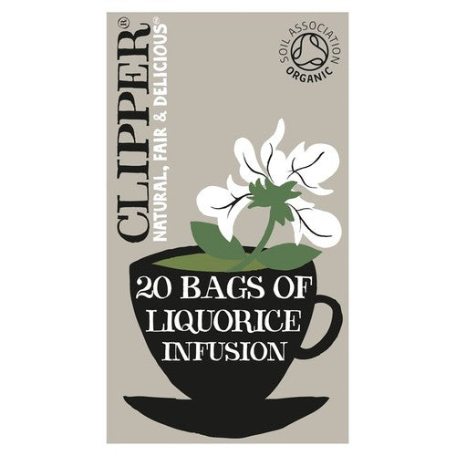 Clipper Organic Liquorice Teabags 20's (Pack of 3)