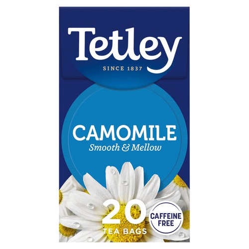 Tetley Herbal Pure Camomile Tea Bags 20's (Pack of 3)