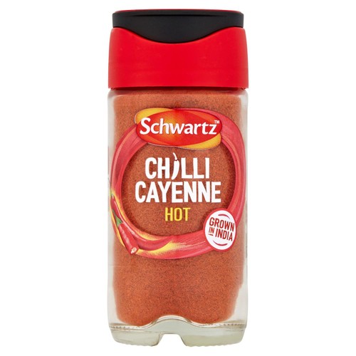 Schwartz Cayenne Chilli Pepper Jar 50g (Pack of 2)